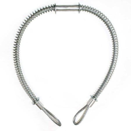 Interstate Pneumatics 1/4 Inch Steel Rope Double Loop x 38 Inch Long Jack Hammer Hose Safety Cable Whip CU-SC3814